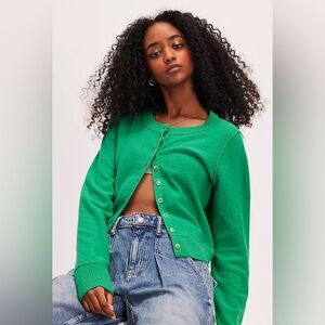 NWT Free People Nocturnal Solid Cashmere Cardi